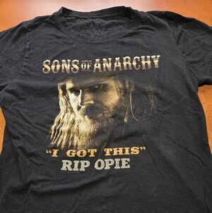 Black Sons of Anarchy Graphic T-Shirt Size L